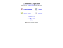 Tablet Screenshot of adminware.ca